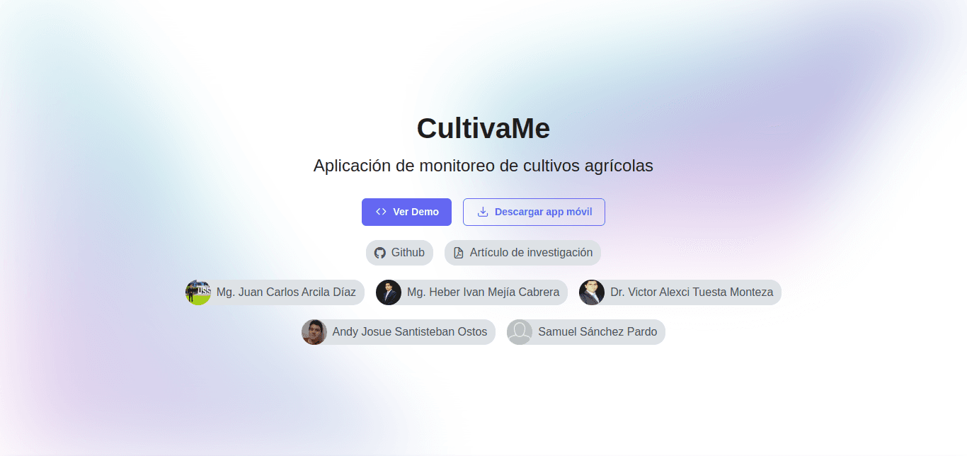 Dashboard de CultivaMe